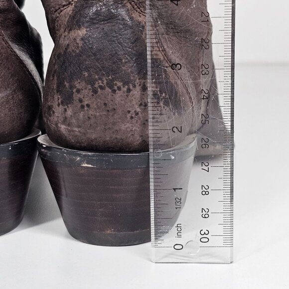 Crush Durango Womens Western Brown Leather Cowgirl Boots Size 7.5‎ UK EURO 39 - Picture 9 of 13